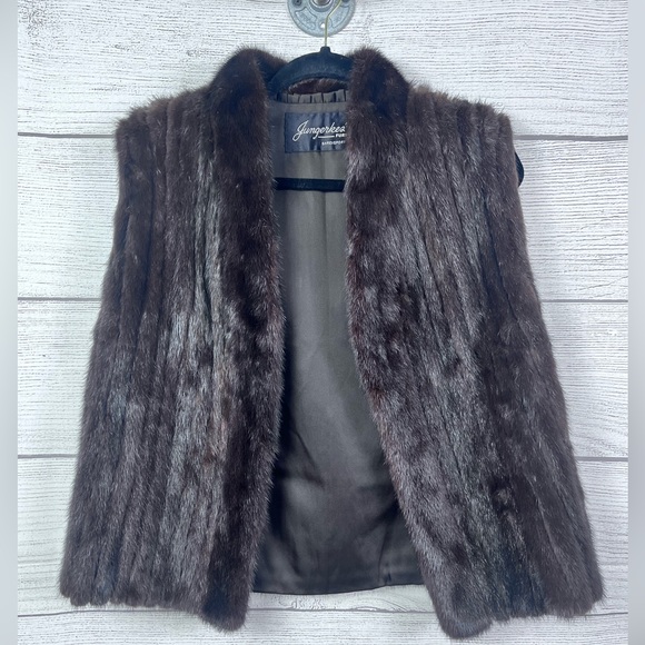 Vintage Open Front Mink Vest Jungerkes’ Furs Shreveport, LA Handmade 💗 - Picture 1 of 8